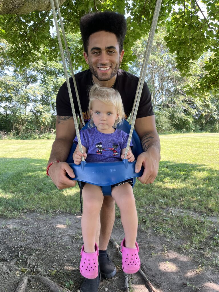 A picture of me with my niece.